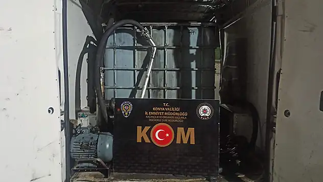 Konya'da 3 bin 265 litre kaçak akaryakıt ele geçirildi
