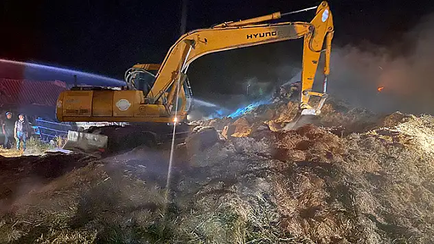 Konya'da 3 bin saman balyası yandı
