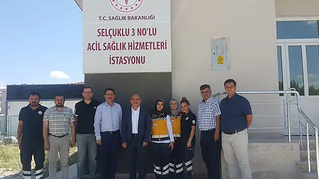 Konya'da  3 Nolu Acil Sağlık Hizmetleri İstasyonu yenilendi
