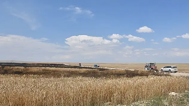 Konya'da 300 dekar ekin yandı!