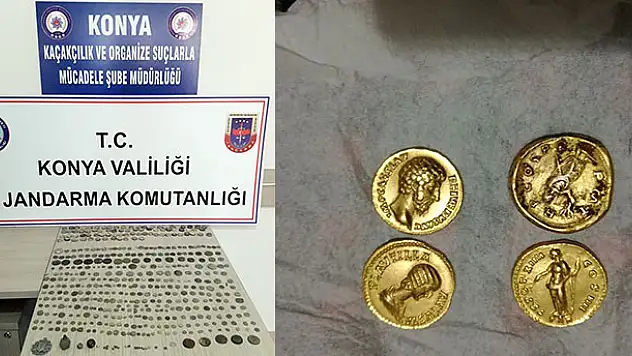 Konya'da 383 parça tarihi eser ele geçirildi