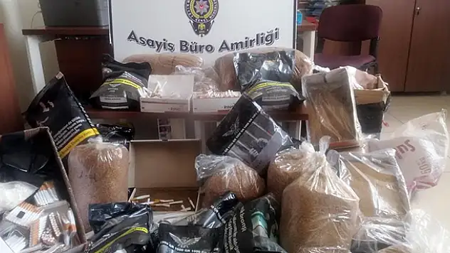 Konya'da 39 kilo kaçak tütün ele geçirildi