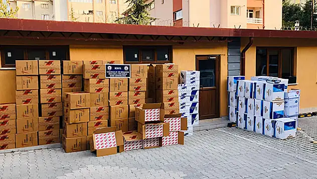Konya'da 390 kilogram kaçak tütün ele geçirildi