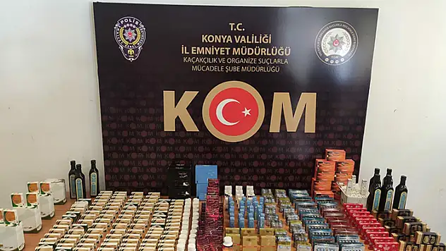 Konya'da 4 bin 559 gümrük kaçağı ilaç ele geçirildi
