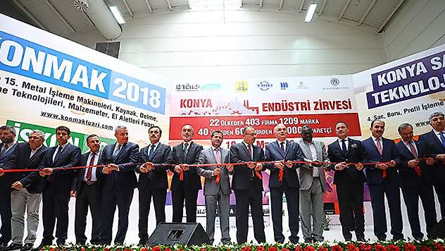 Konya'da 4 fuar birden açıldı