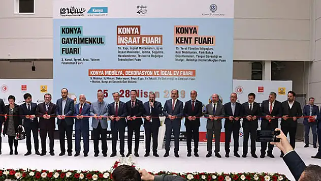 Konya'da 4 fuar birden açıldı