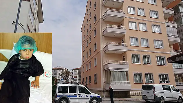 Konya'da 4 yaşındaki çocuk 5. kattan düştü
