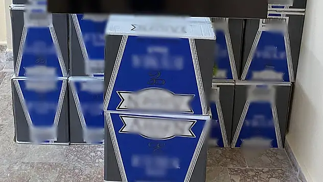 Konya'da 430 bin bandrolsüz makaron ele geçirildi
