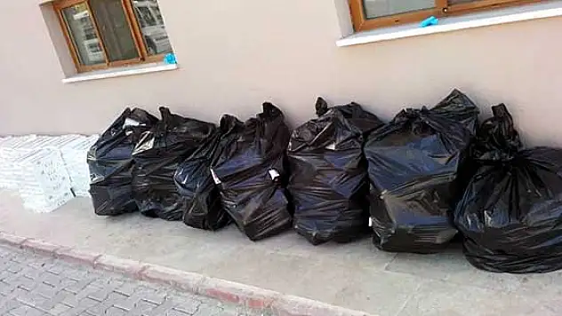Konya'da 5 bin 960 paket kaçak sigara bulundu