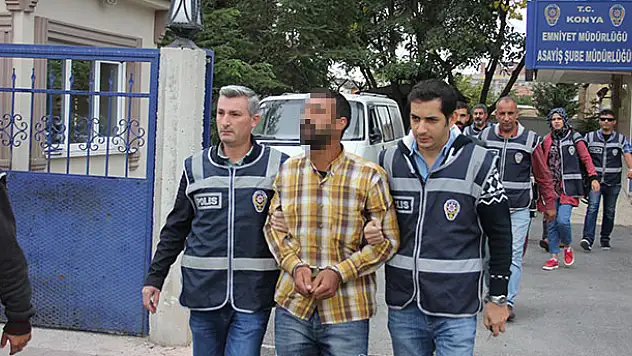 Konya'da 500 bin liralık kablo hırsızları tutuklandı