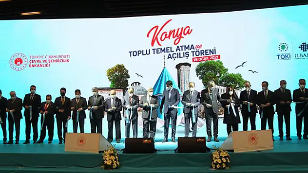 Konya'da 6 bin 950 konut inşa ediliyor!