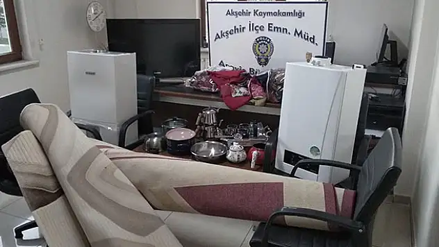 Konya'da 6 hırsızlık şüphelisi serbest bırakıldı, çalıntı eşyalar sahiplerine teslim edildi