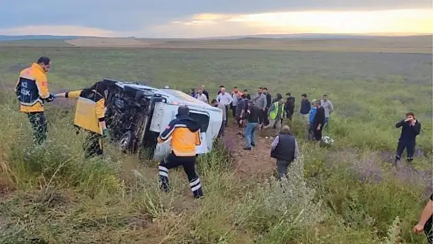Konya'da acı kaza: 1 ölü, 7 yaralı