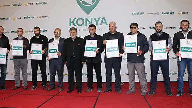 Konya'da ailelerin tapu heyecanı