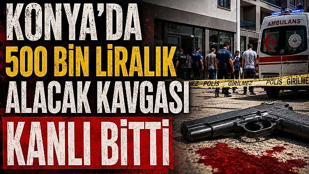 Konya'da alacak meselesi kan akıttı!