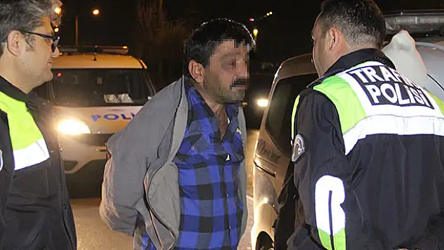 Konya'da alkollü sürücü kovalamaca sonucu yakalandı