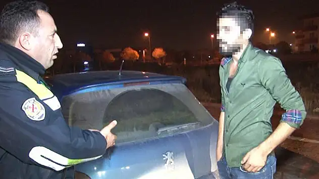 Konya'da alkollü sürücüden polise şaşırtan cevap
