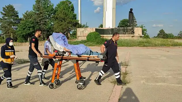 Konya'da ambulans helikopter kalp krizi geçiren hasta için havalandı
