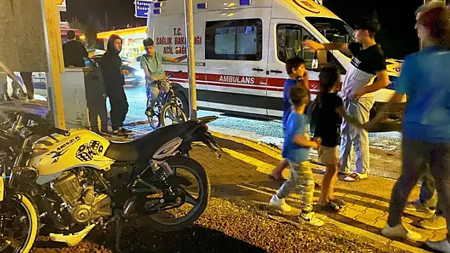 Konya'da ambulansla motosiklet çarpıştı: 1 yaralı
