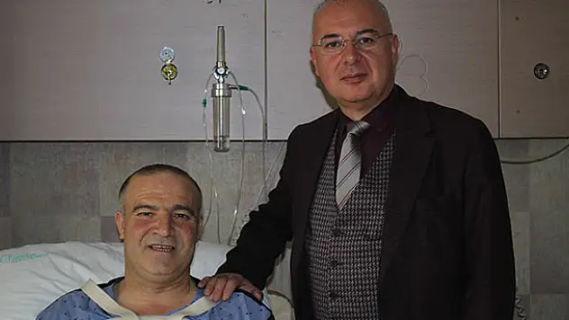 Konya'da anjiyografide görülemeyen kalp damarına baypas yapılan hasta iyileşti