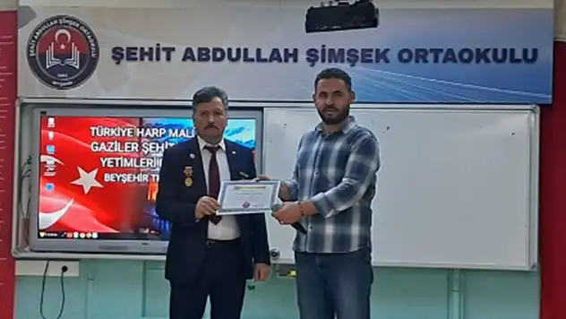 Konya'da anlamlı etkinlik: Gaziler tecrübelerine paylaştı