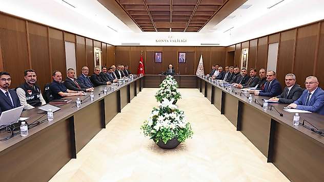 Konya'da anlamlı maçın kritik toplantısı yapıldı