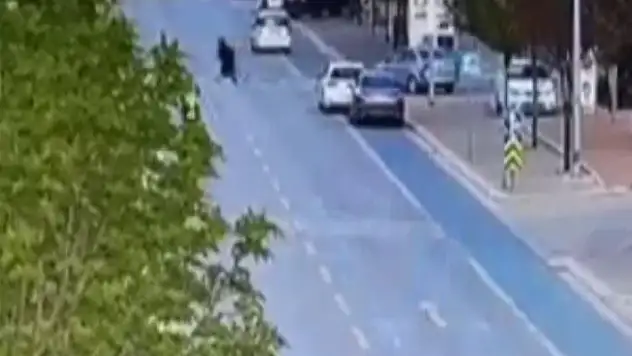 Konya'da anneanne ve torununun hayatını kaybettiği kaza kamerada