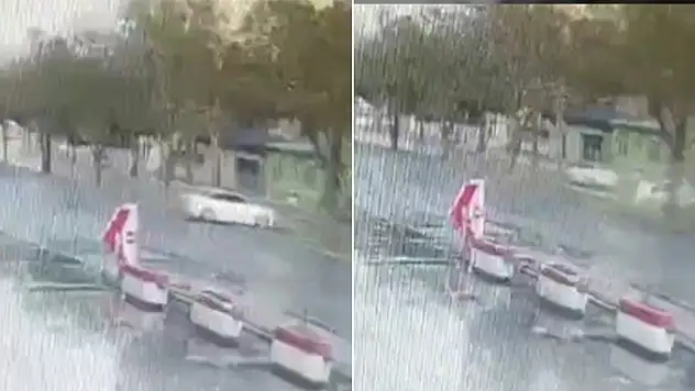 Konya'da annenin öldüğü, baba ve çocuklarının yaralandığı kaza kamerada
