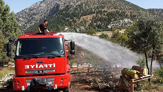 Konya'da arazi yangınları
