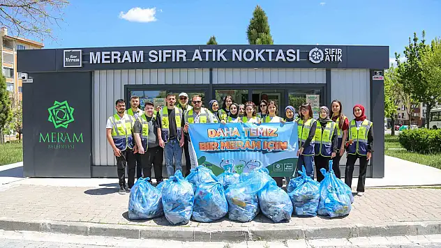 Konya'da atık avına çıktılar: 'Meram Çevre Kart' tanıtıldı