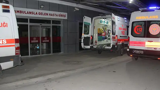 Konya'da av tüfeği ile kendini yaralayan kişi tedavi altına alındı 