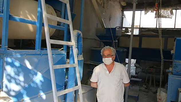 Konya'da babadan oğula taş değirmeni geleneği devam ediyor