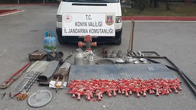 Konya'da bağ evinde hırsızlık: 3 kişi yakalandı