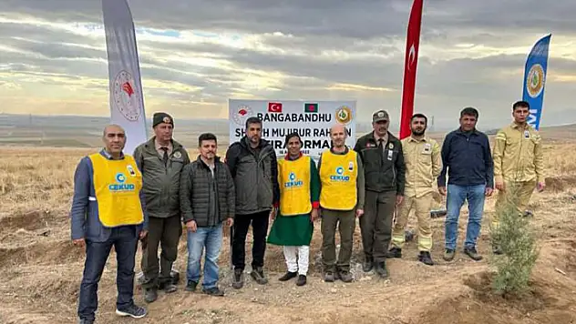 Konya'da Bangladeş hatıra ormanı kuruldu
