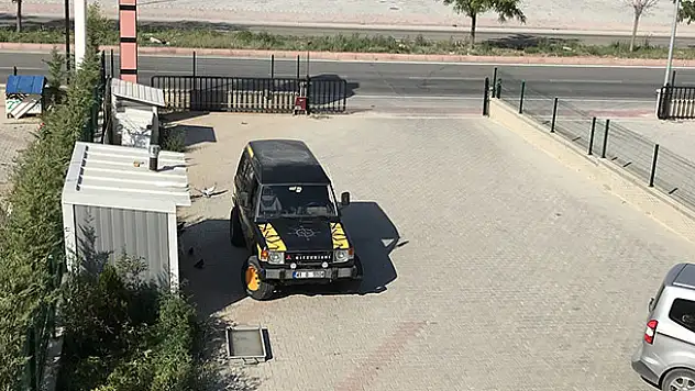 Konya'da bekçi köpeğinin çalınması güvenlik kamerasında