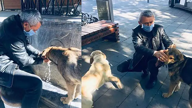 Konya'da belediye çalışanından duyarlı davranış