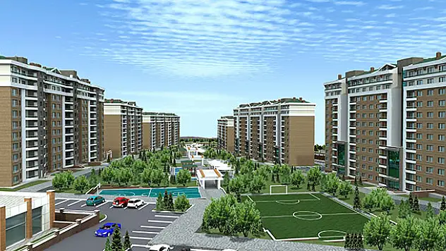 Konya'da bin 500 konutluk yaşam alanı