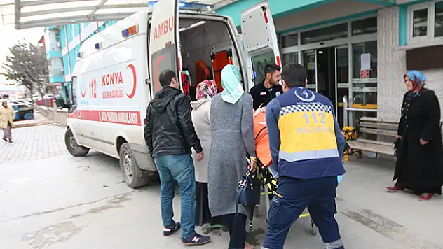 Konya'da bir kadın balkondan düştü