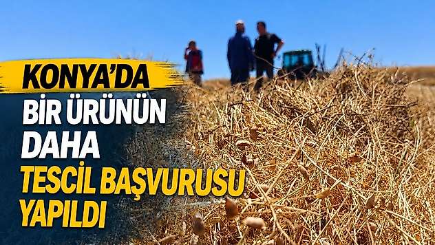 Konya'da bir ürünün daha tescil başvurusu yapıldı