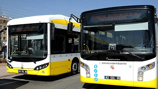 Konya'da bu otobüslerin güzergahı değişiyor!