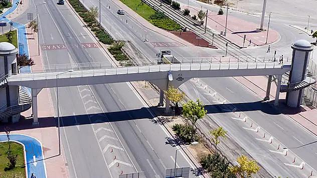 Konya'da bu yola dikkat!