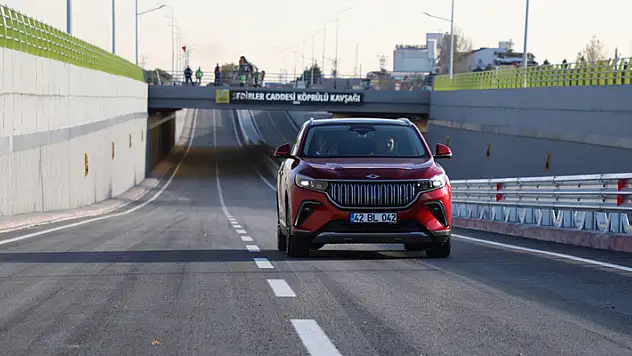 Konya'da bu yolu kullananlar müjde! Adana Çevre Yolu Sedirler Köprülü Kavşağı alt geçidi trafiğe açıldı
