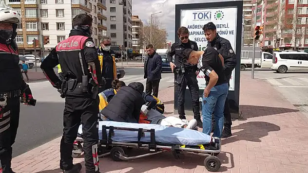 Konya'da caddede yürürken silahla vurulan kişi yaralandı
