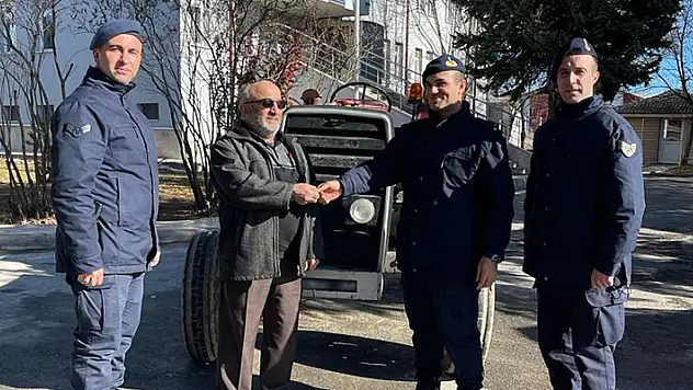 Konya'da çalınan traktör 6 ay sonra arazide terk edilmiş bulundu
