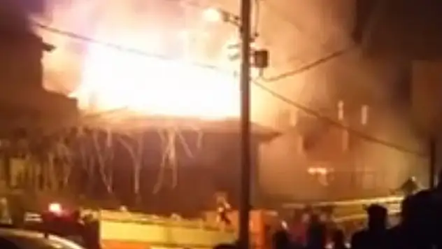 Konya'da cami yangını