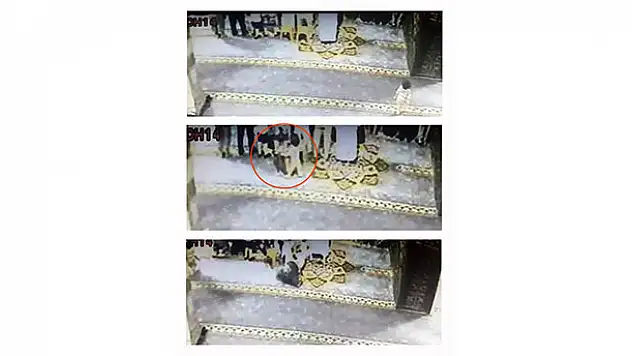 Konya'da camide oynayan küçük çocuk yaşlı adamı yere düşürdü
