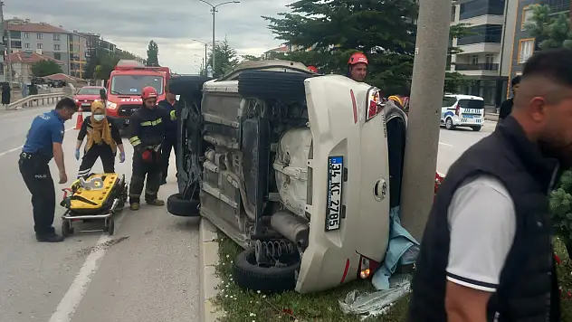 Konya'da can pazarı! Araçta sıkıştı