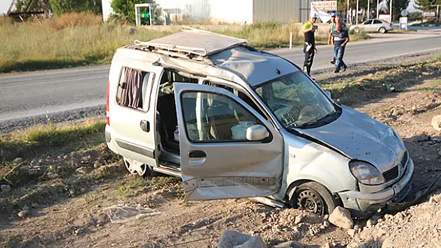 Konya'da cenaze dönüşü kaza: 5 yaralı