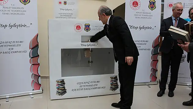 Konya'da 'Ceza İnfaz Kurumu Kütüphaneleri için Kitap Bağış Kampanyası' başlatıldı
