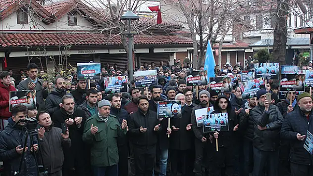 Konya'da Çin'in Doğu Türkistan politikasına tepkiler